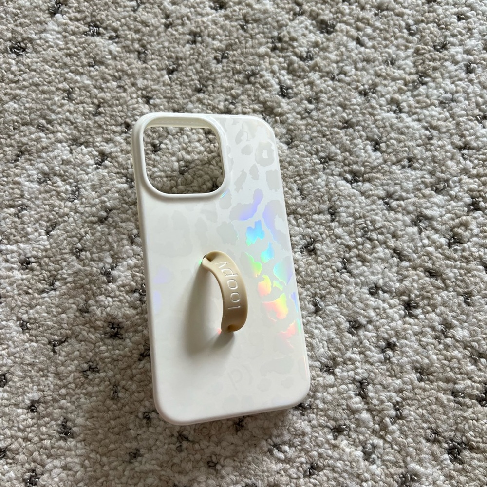 Loopy Case for iPhone 13 Pro in Opal Leopard